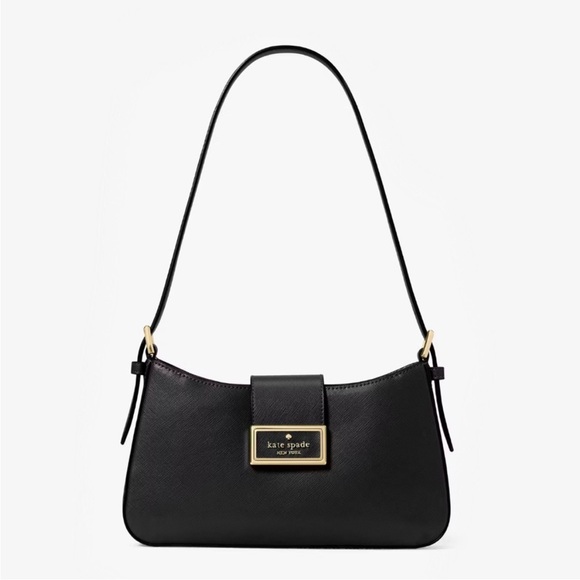 kate spade Handbags - ♠️kate spade Reegan Saffiano Leather Shoulder Bag, Black NWT